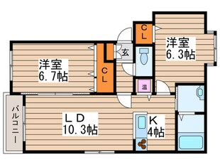 プラティコ福住の物件間取画像